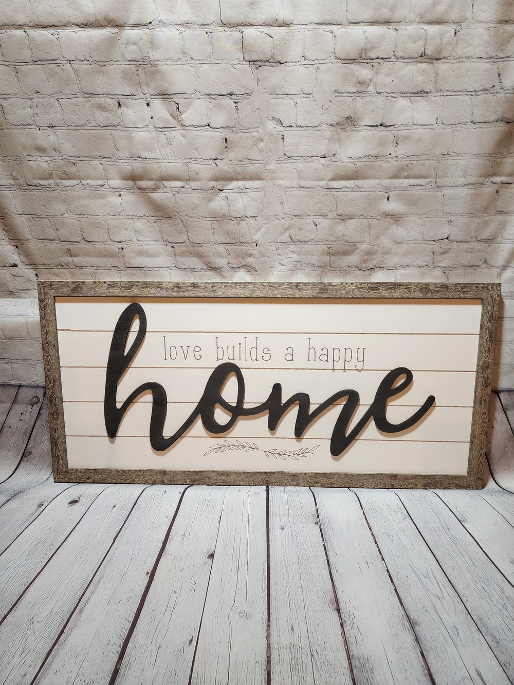 Kirkland's Love Builds a Happy Home Wooden Wall Decor Sign #93120